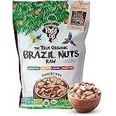 Forest Up The True Organic Brazil Nuts 32 oz Raw and Unsalted | Kosher, Healthy Snack, Rich in Vegetable Protein, Harvested in Amazon Rainforest, Fresh, Vegan and Gluten Free