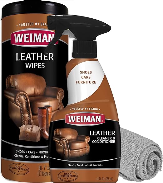 Amazon Com Weiman Leather Cleaner And Conditioner Kit Non Toxic