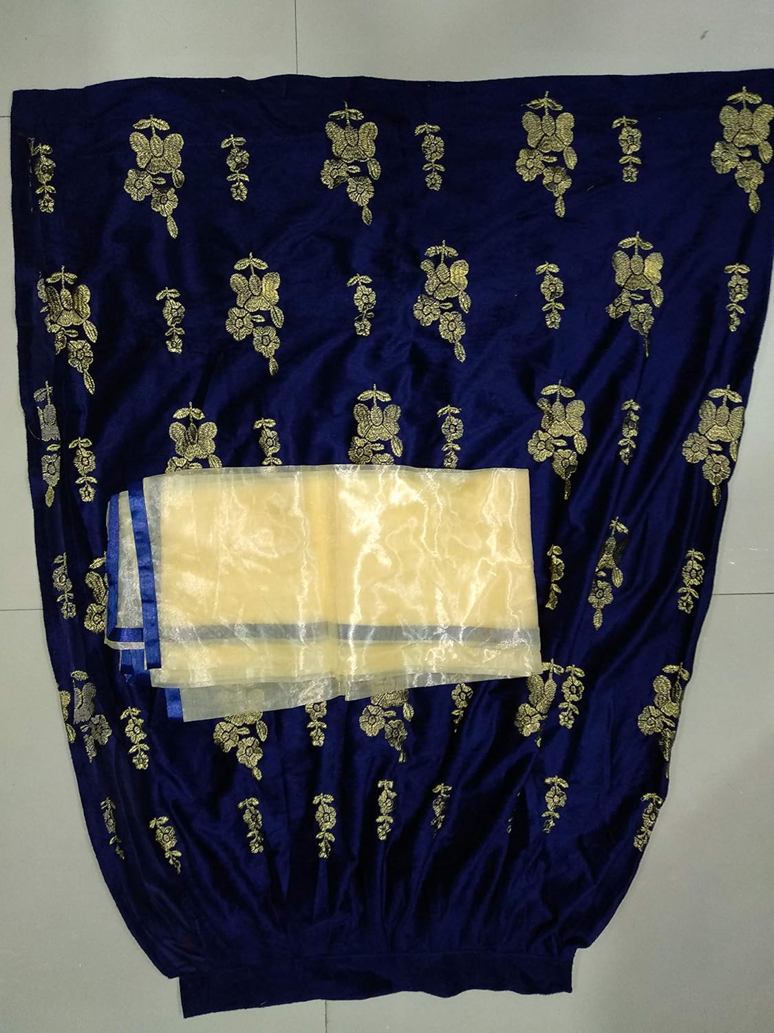 sojitra enterprise women's embroidered velvet semi stitched lehenga choli