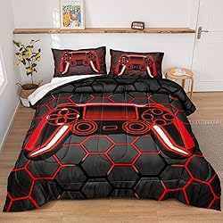 Z.Jian HOME Boys Comforter Set,Gaming Bedding for