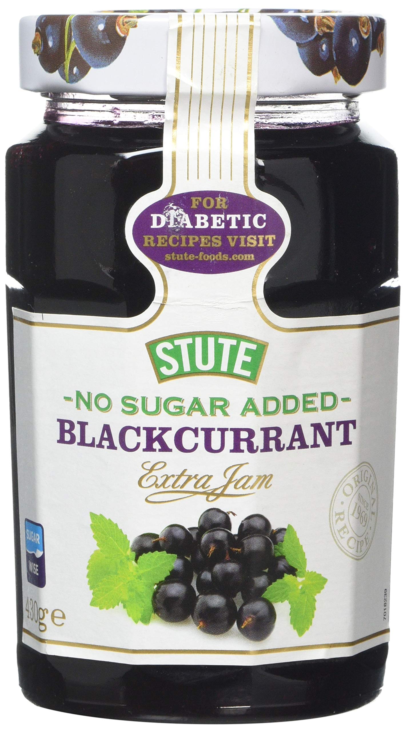 STUTE Diabetic Blackcurrant Extra Jam 430g (PACK OF 1)