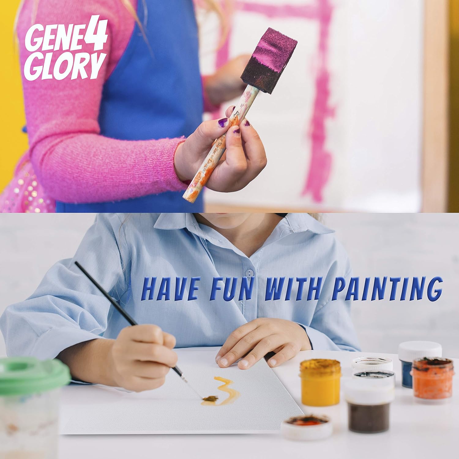 GENE4GLORY Canvas Panel 10 Pack - 8x10 Inch Artist Canvas Board for Painting: Paintings