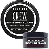American Crew Men's Hair Pomade, Heavy Hold &amp; High Shine, 3 oz | Water-based pomade for sleek, sculpted looks. For medium to dense and short to medium length hair. Heavy hold, high shine.