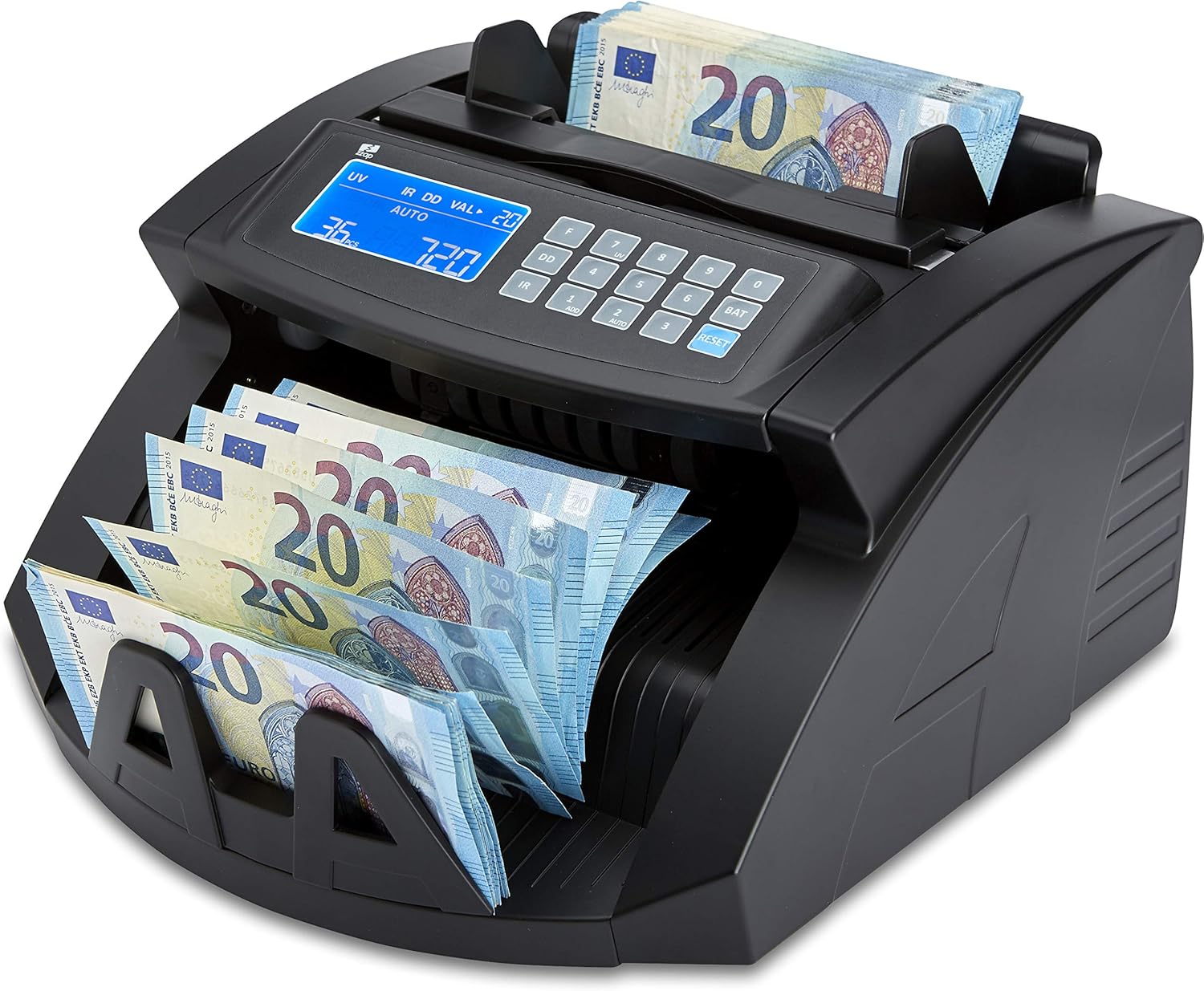 ZZap NC20 + Contador de billetes & Detector de dinero falso Cuenta 1000 billetes por minuto ZZap NC20 + Contador de billetes & Detector de dinero falso Cuenta 1000 billetes por minuto