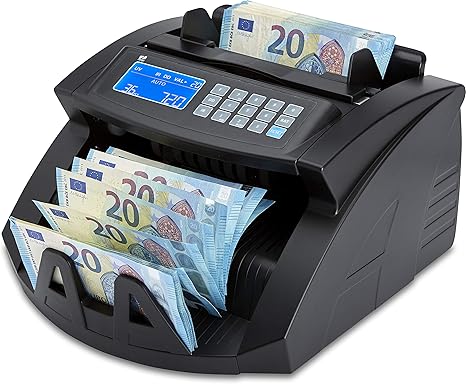 Zzap Nc20 Banknotenzahler Falschgeld Detektor Geldzahlmaschine Geldzahler Banknotenzahlmaschine Amazon De Burobedarf Schreibwaren