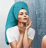 Utopia Towels 8 Piece Set Turquoise 2 Bath 2 Hand 4 Washcloths Cotton view 4