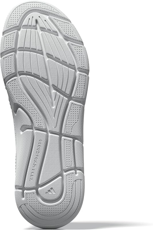 Herren Cloudfoam Flex Elastic Laces Shoes, Grey Two/FTWR White/Glory Grey, 42 EU
