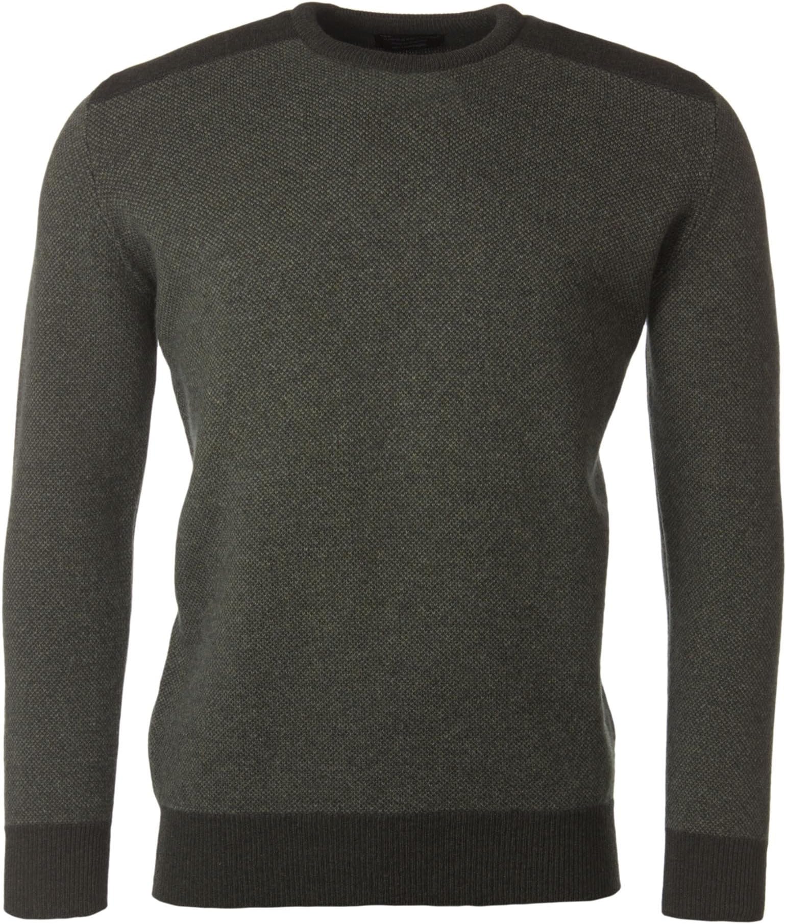 Hawick Knitwear Men's HM710 100% Lambswool Birdseye Pattern Crew Neck Pullover