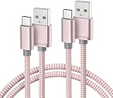 USB C Charger Cable 2M 2 Pack 3A Fast Charge 6.6FT Nylon