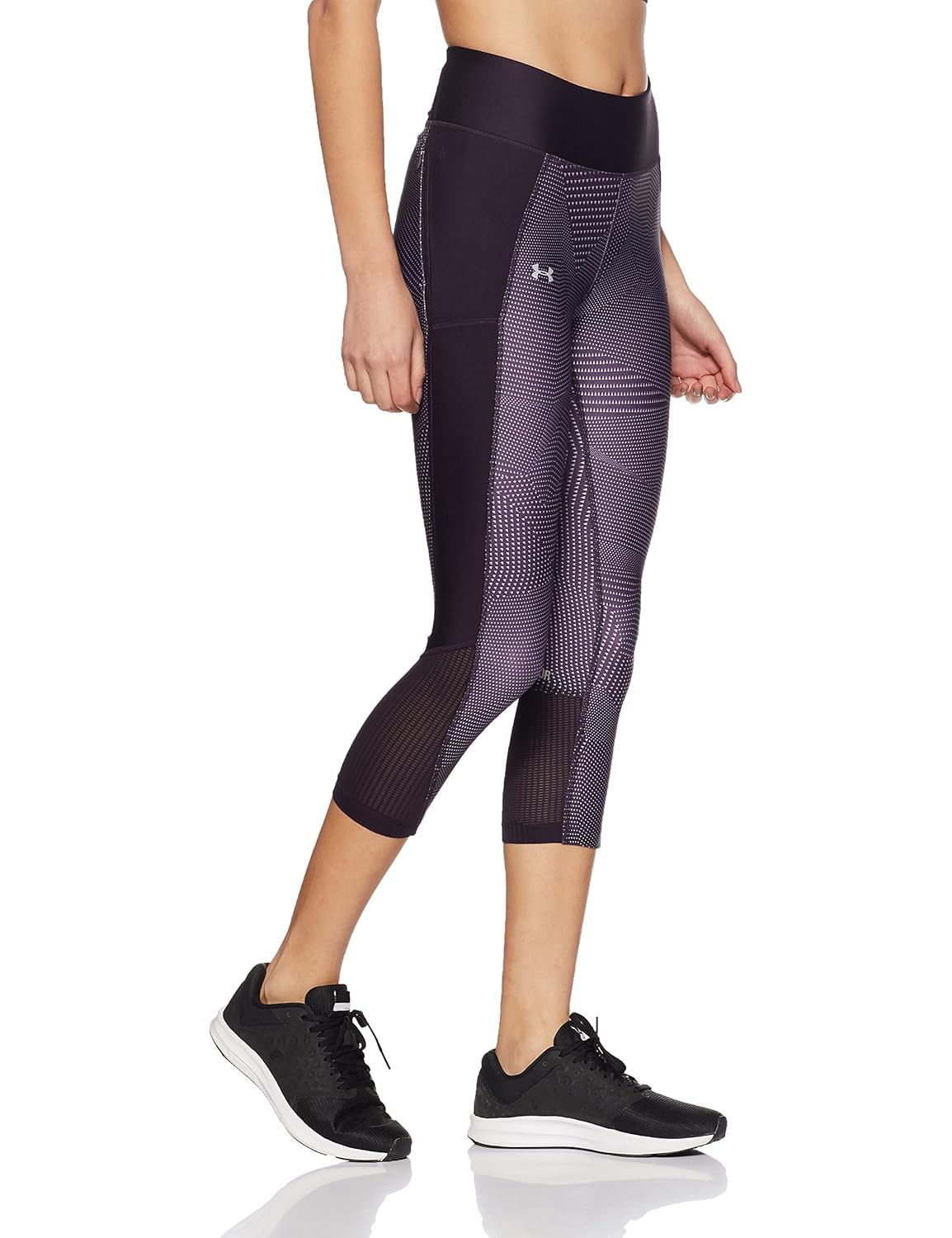 under armour fly by printed capri women's sports leggings