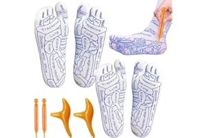 generic Reflexology Socks with Tools, 2 Pairs Reflexology Socks Foot Pain Relief Acupressure Socks for Women and Men(size 35-39), Small