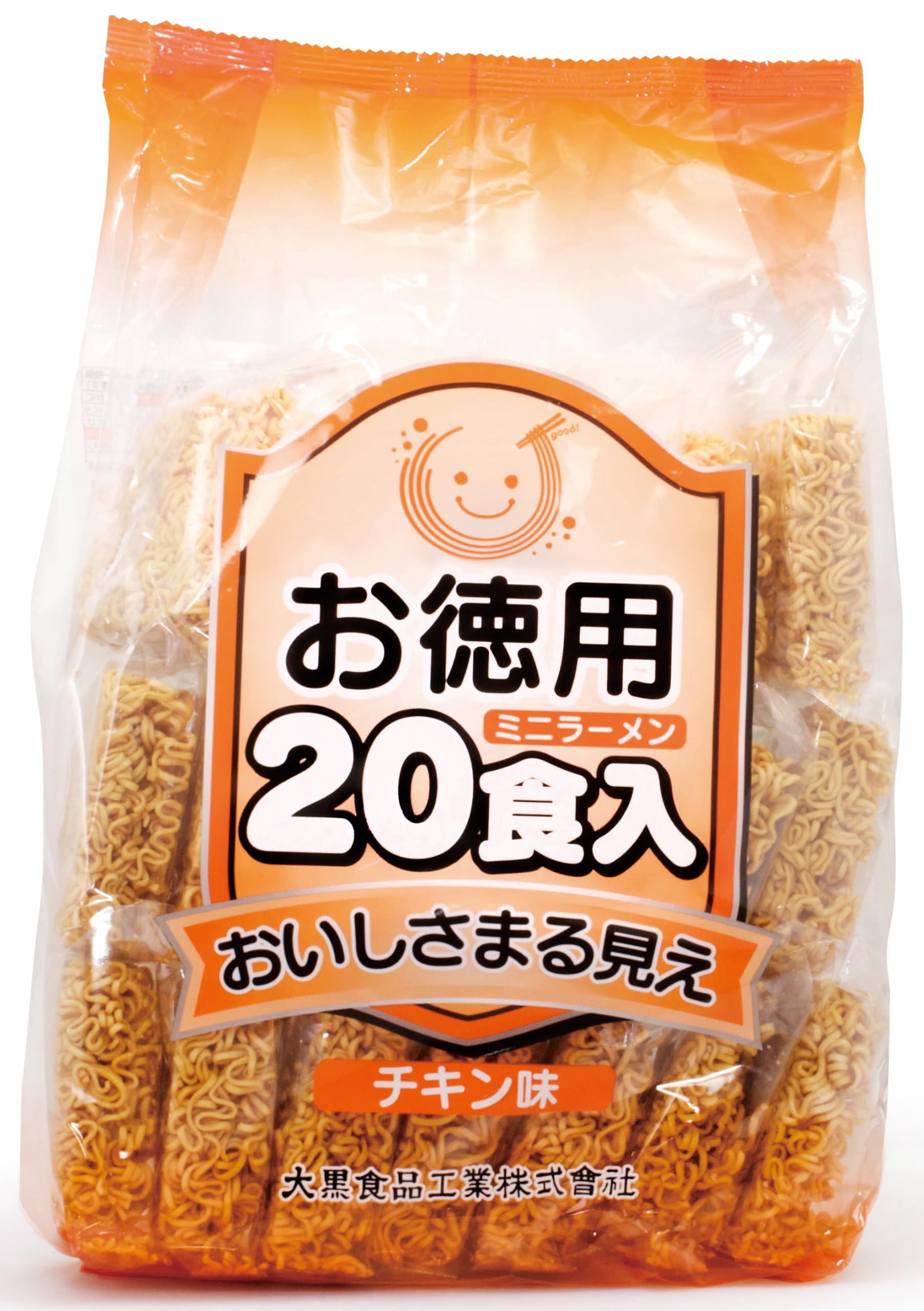 大黒食品工業 お徳用ミニラーメン２０食入（チキン味） 600g商品画像