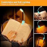 Gritin 16 LED Reading Light Clip On Book Lamp 3 Color Temperature Dimmable view 4