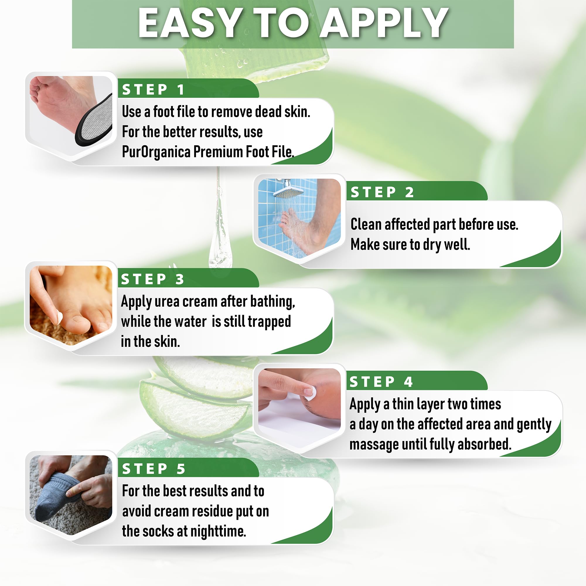 Urea 40% Foot Cream - Made in USA - Corn, Callus and Dead Skin Remover - Moisturizer & Rehydrater - For Thick, Cracked, Rough, Dead & Dry Skin - For Feet, Elbows and Hands - Pack of 2