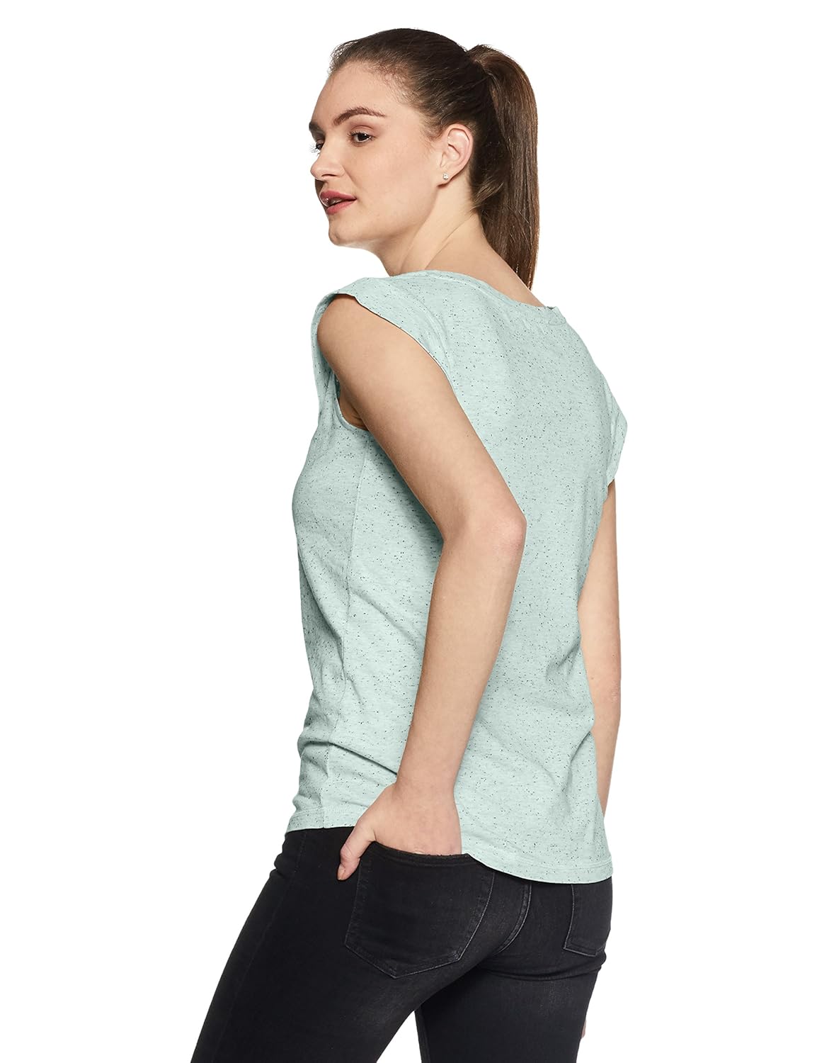 symbol amazon brand women's slim fit t-shirt