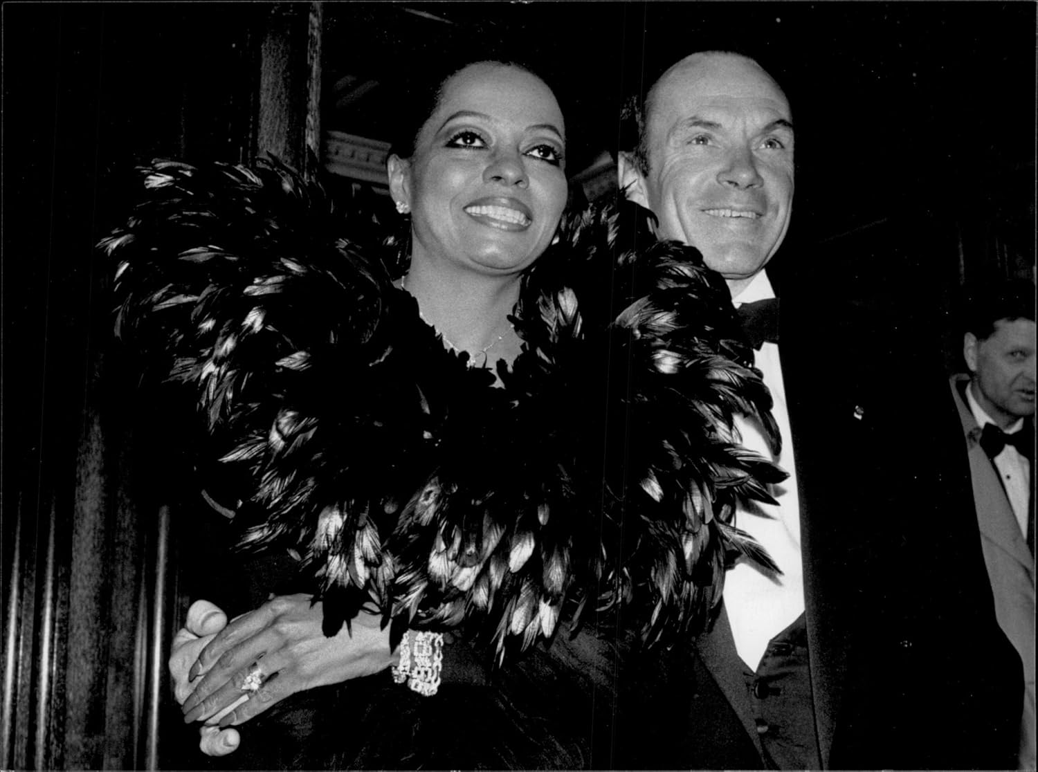 Amazon.com: Vintage photo of Diana Ross and her husband Arne Naess at ...