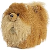 Aurora Miyoni 9" Pomeranian Realistic Stuffed Animal | Realistic animal designs crafted with eco-friendly materials