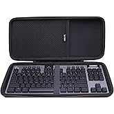 LTGEM Case Compatible with Logitech G PRO X / G515 / G915 TKL Tenkeyless Lightspeed Wireless RGB Mechanical Gaming Keyboard, Office Travel Carrying Storage Bag - Black(Case Only)