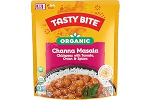Tasty Bite Organic Channa Masala, 10 Ounce, Ready to Eat, Microwavable Entree, Vegan & Gluten Free