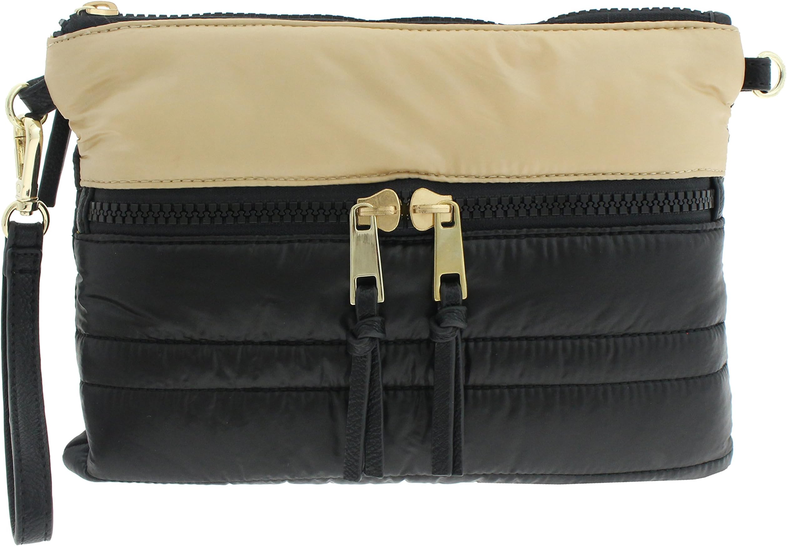 Sondra Roberts Ladies Quilted Parachute Nylon Clutch