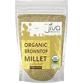 Jiva Organics Browntop Millet 2 LB Bag | Whole Grain, Gluten-Free & Organic | Protein & Fiber-Rich Superfood for Healthy Indi