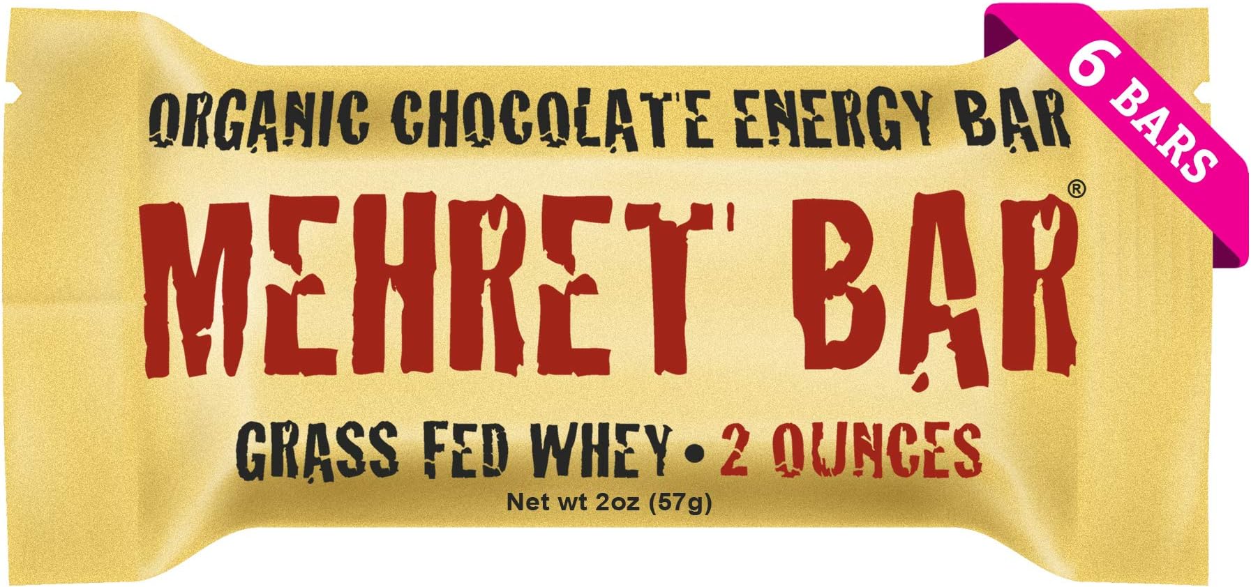 MEHRET Sport Energy Bars (2 OZ) 6 Pack