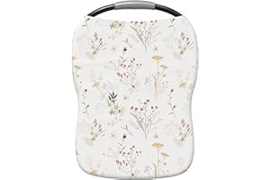 Pobi Baby Premium Multi-Use Cover - Nursing Cover, Baby Car Seat Covers, Shopping Cart, High Chair, and Breastfeeding Cover -