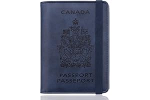 WALNEW RFID Blocking Passport Holder Wallet Cover Case