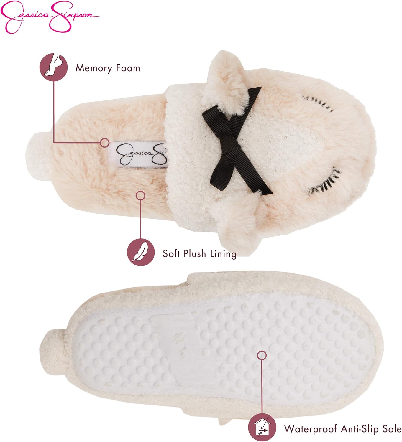 jessica simpson girls slippers