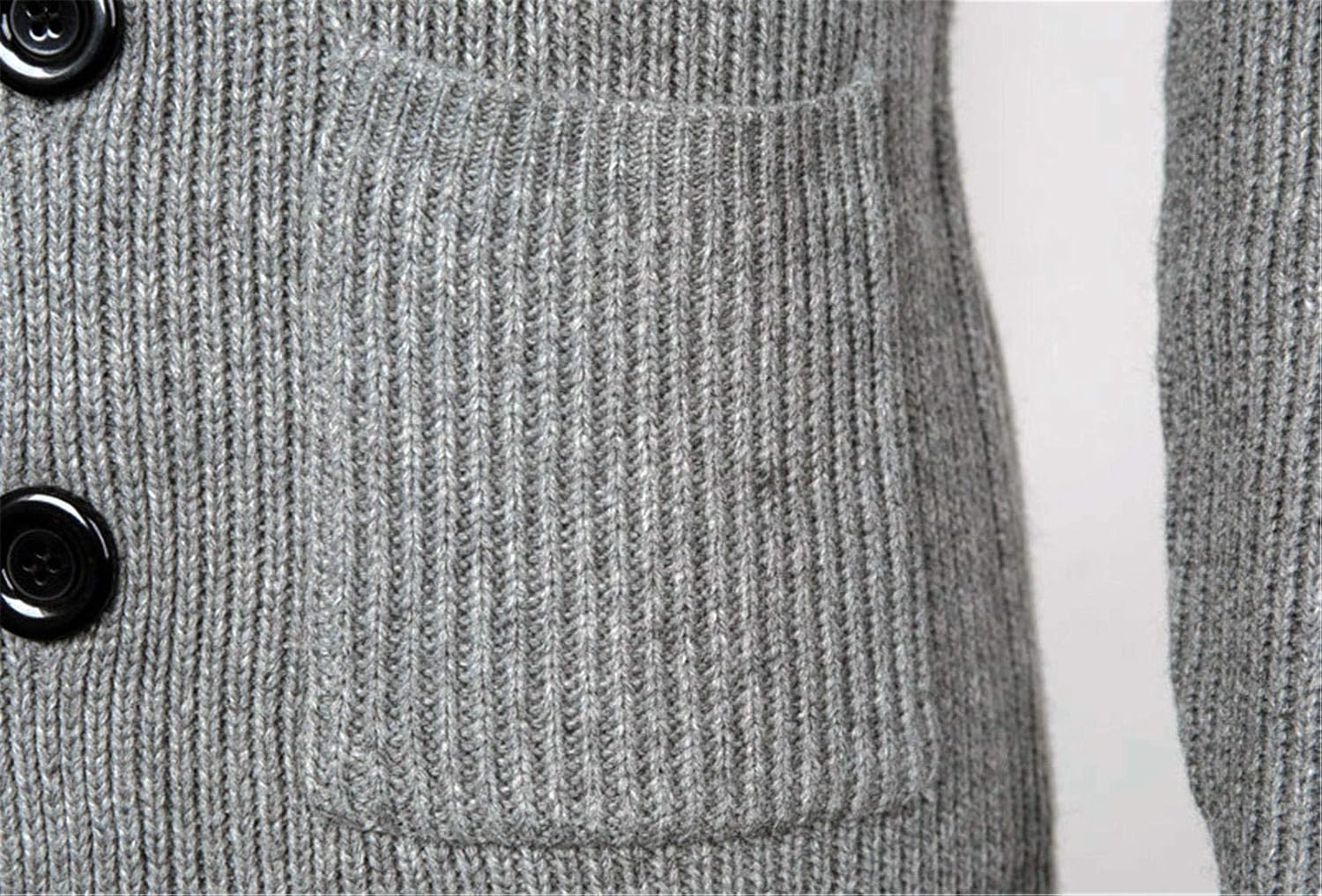 men's button down sweater with pockets