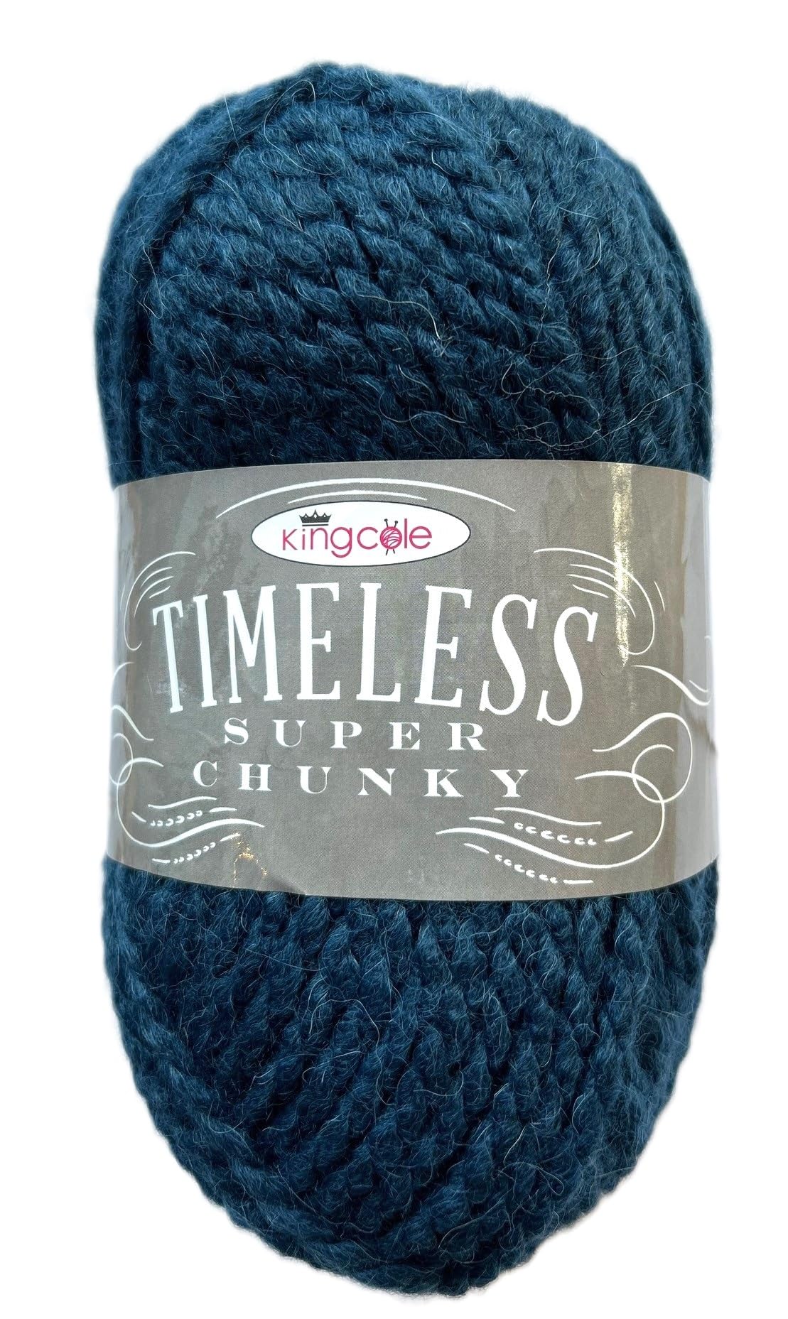 King Cole 1864456 Timeless Super Chunky Navy Yarn - 85M, 100g