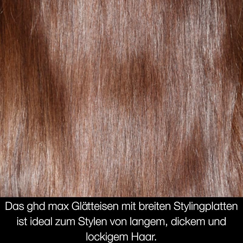 max breites Glätteisen: Für langes, dickes & lockiges Haar, Anti Frizz