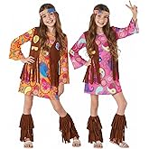 Morph 70s Outfits For Kids, Girls Hippie Costume, Hippie Costume Kids, Book Characters Costumes for Kids