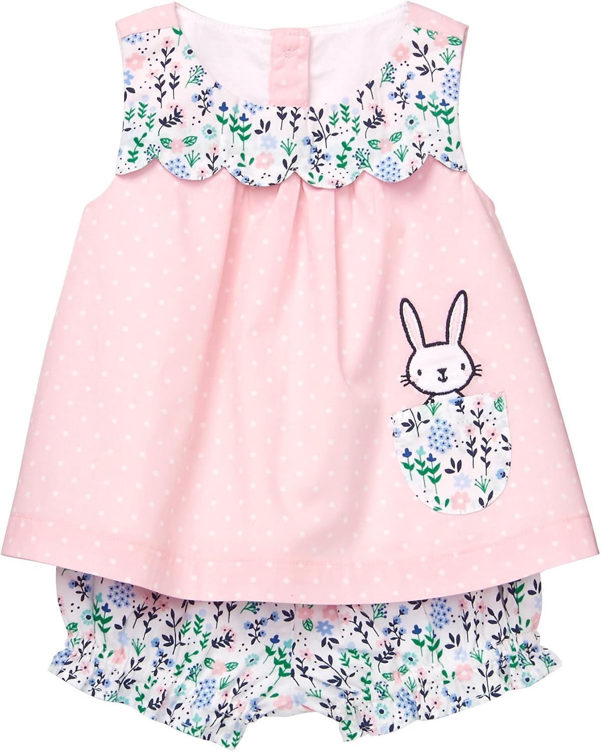 Gymboree Baby Girls 2Piece Bubble Play Set, Petal Pink, 0