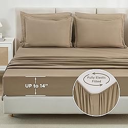 Litanika Full Size Comforter Sets Taupe - 7 Pieces