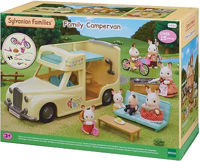 Sylvanian Families Family Campervan - Seats Seven with 15+ Accessories