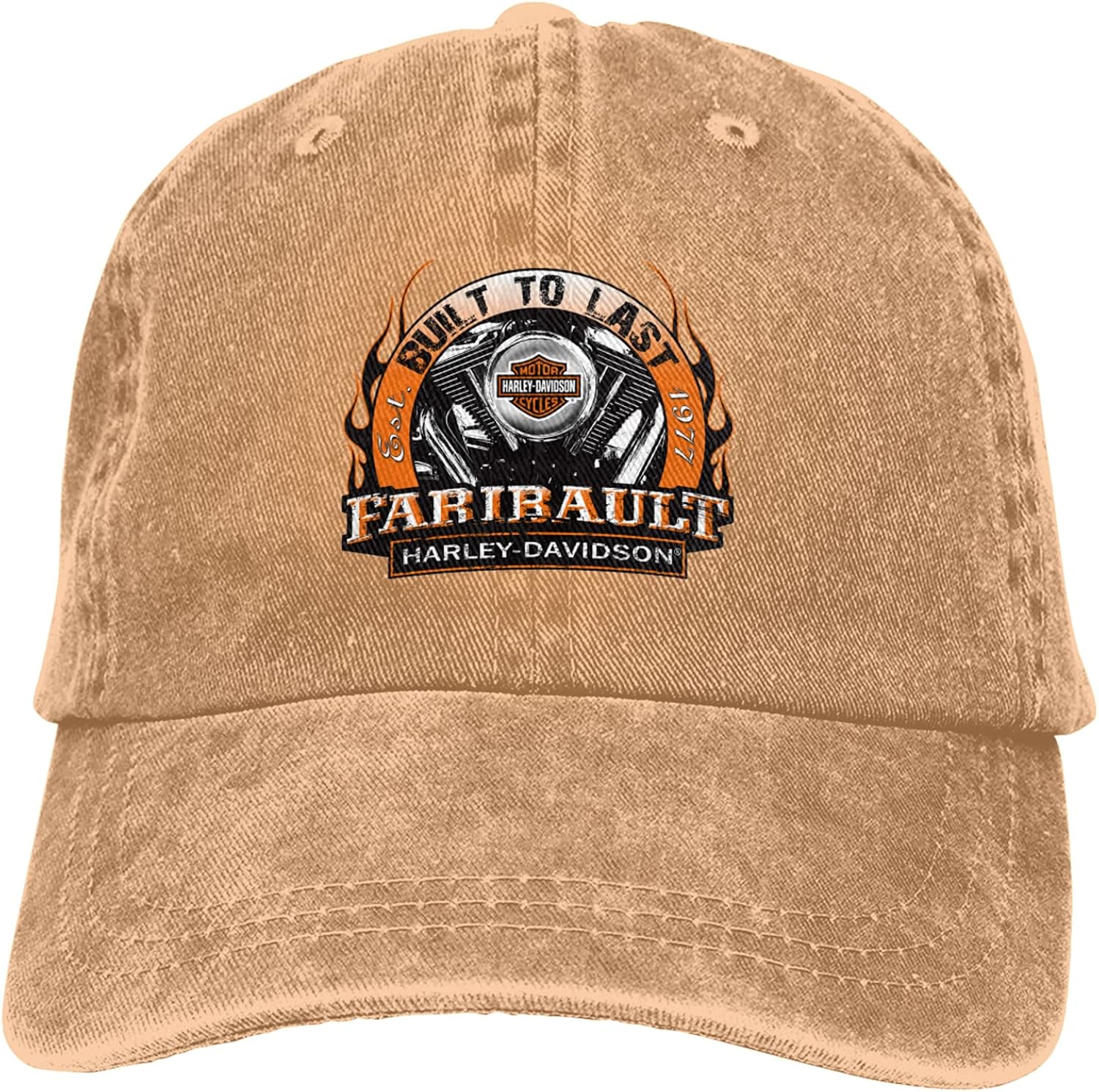 Harley Harley Davidson Art Women Men Sport Hat Dark for Outdoor Jogging