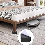 Ezprotekt 1.2in Lift Furniture Risers 4 Pack Carbon Steel Bed Risers 20,000 lb view 6