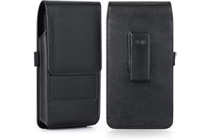 Mopaclle Swivel Belt Clip for iPhone 16 Pro Max 15 Plus 15 Pro Max 14 Pro Max 13 Pro Max 12 Pro Max Leather Belt Case Cell Ph