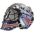 Franklin Sports NHL Team Logo Mini Hockey Goalie Mask with Case - Collectible Goalie Mask with Official NHL Logos and Colors