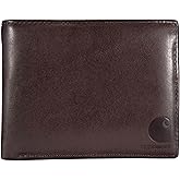 Carhartt Men’s Oil Tan Leather Wallet, Front Pocket, Paccasse & Trifold Designs, Long-Lasting Construction, Gifts for Men