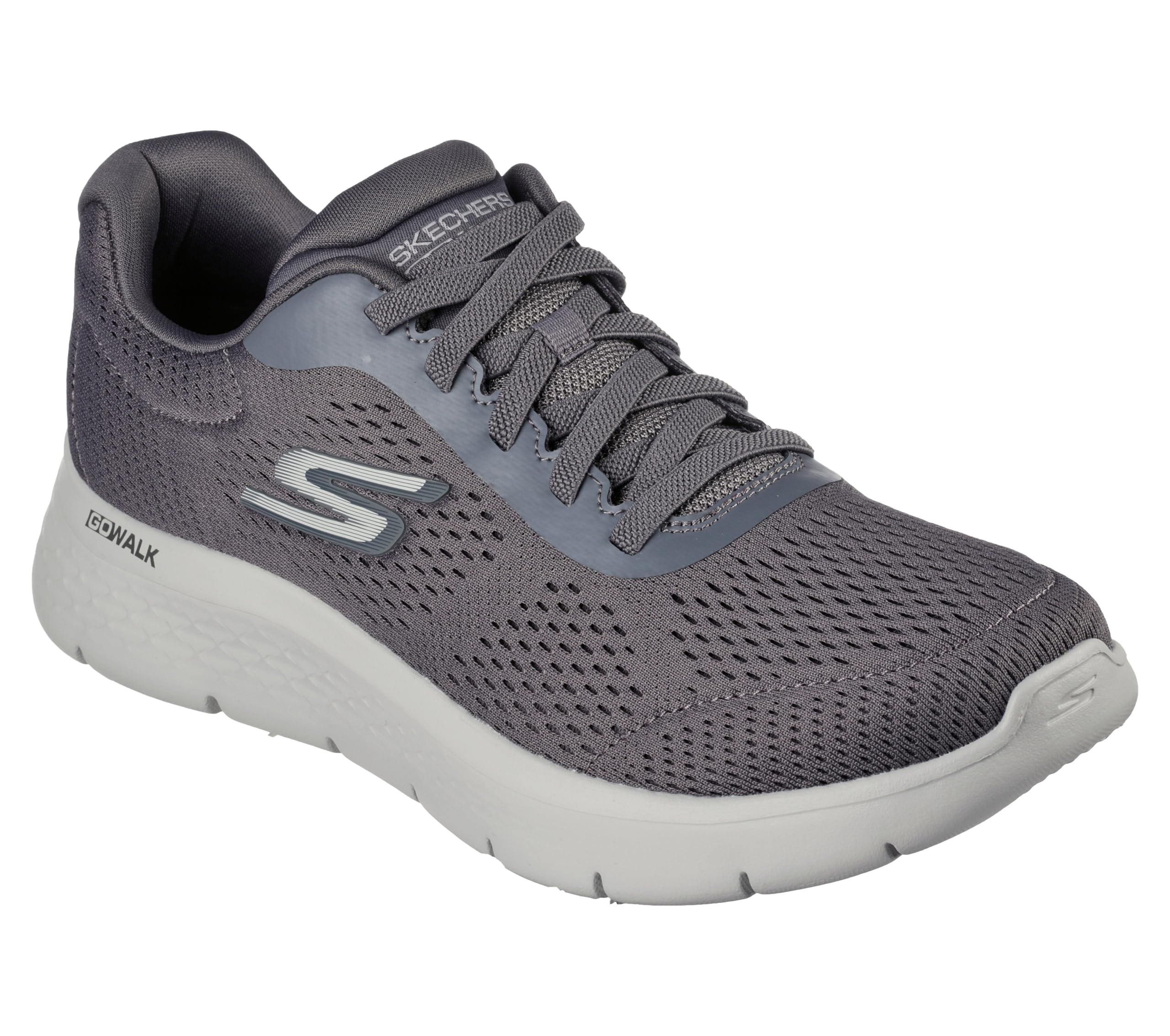 Go Walk Mens Go Walk Flex - Remark Sneaker, Gray/Charcoal, 11.5 Image