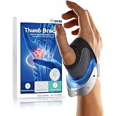 Fitomo CMC Thumb Brace, Shape-memory Restriction Splint for Thumb Joint | Malleable Alumnium Splints, Arthritis Thumb Pain Relief &amp; Support, Basal Thumb Stabilizer, All-day Comfort, Easy Adjustment