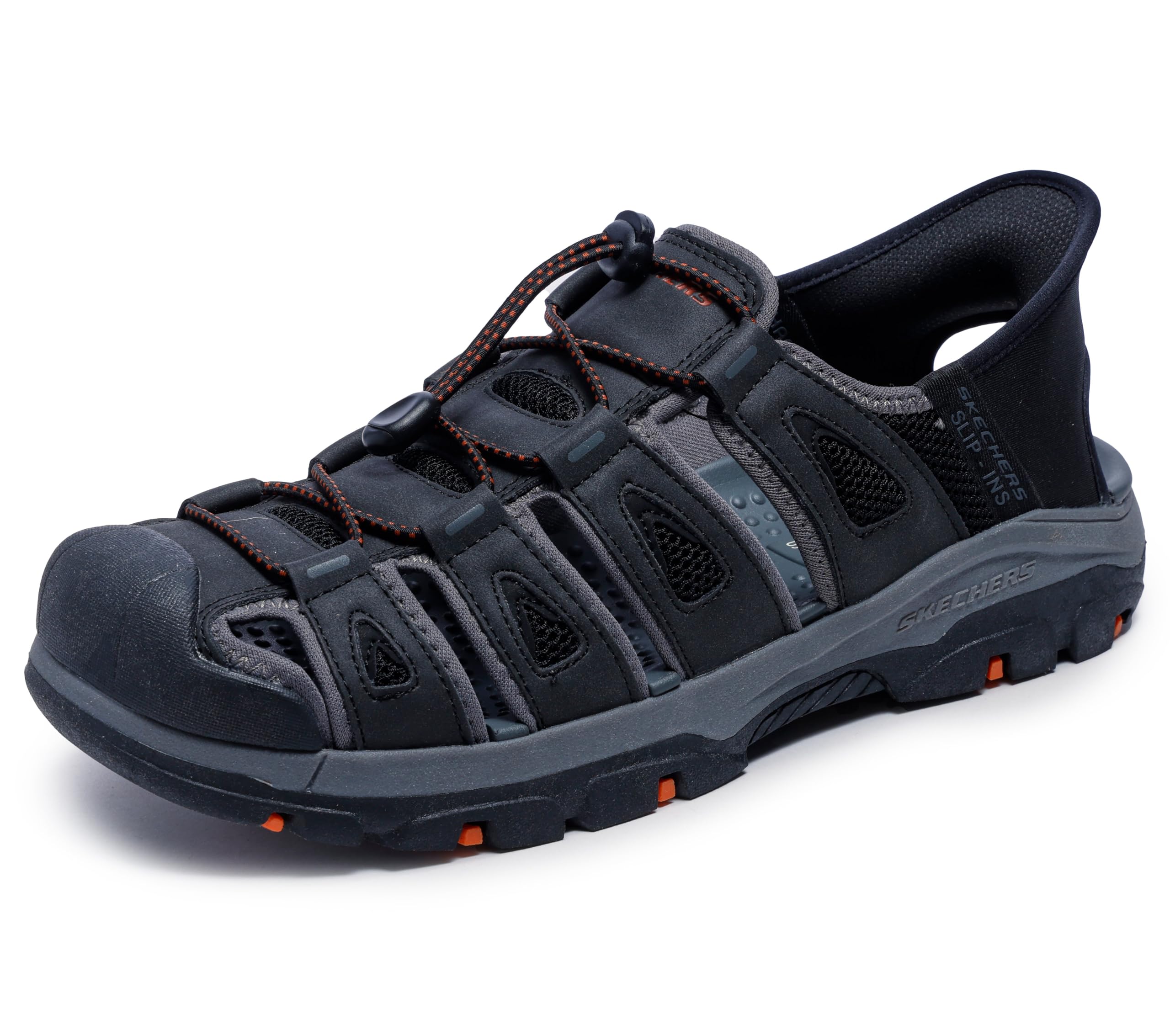 Skechers Men's 205187WWTresmen - Norvick Hands Free Slip In Sandal,Black, 8 Image