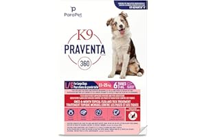 Parapet K9 Praventa 360 for Large Dogs, 6 Tubes