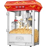 Great Northern Popcorn Good Time 8oz Popcorn Machine, Red | Whole-Food Fermented Nutrients for Bone, Cellular Energy, and Immune Support, No Added Sugar, Vegetarian and Gluten Free