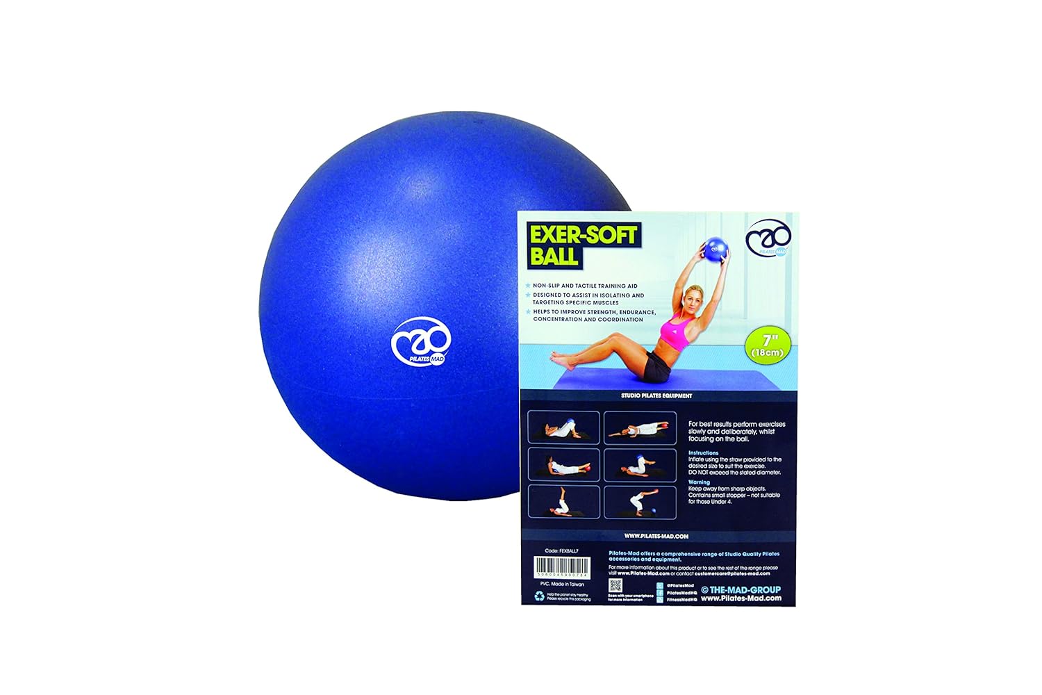Pilates Mad FEXBALL Balón de ejercicio pilates de a cm