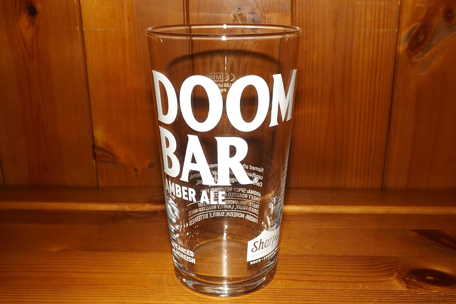 Doom BAR Pint GLASS x 1 Amazon.co.uk Kitchen & Home