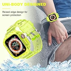 XYF Compatible for Crystal Clear Apple Watch