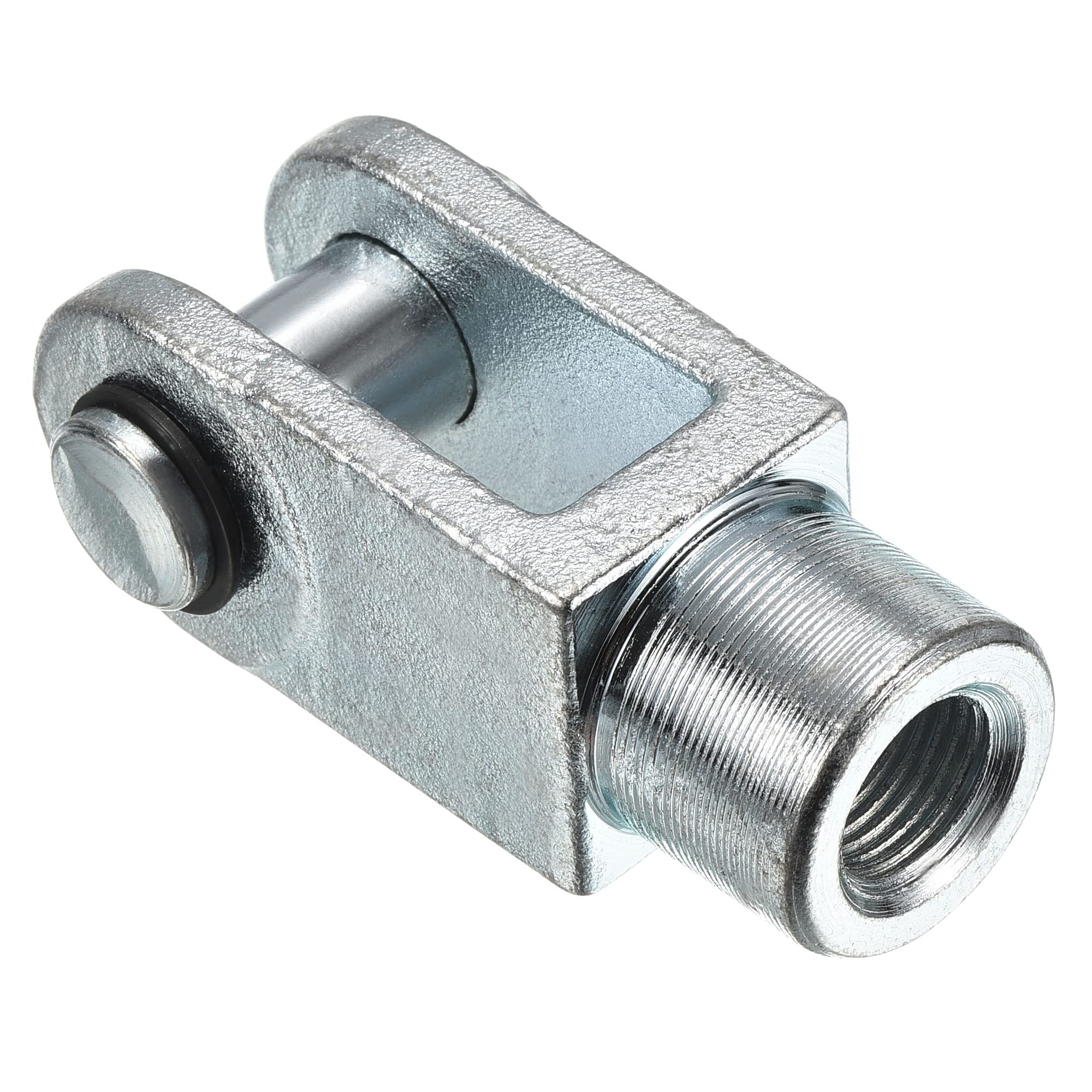 PATIKIL M16x1.5 Air Cylinder Rod Clevis End, 1 Pack Female Thread Y Connectors 78mm Length for Air Cylinder Foot Mounting Work, Silver